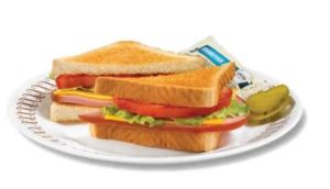 HAM & CHEESE (LETTUCE & TOMATO)