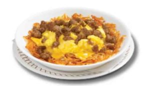 Sausage Egg & Cheese Hashbrown Bowl