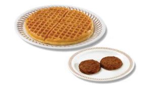 Waffle With A Side Of Meat